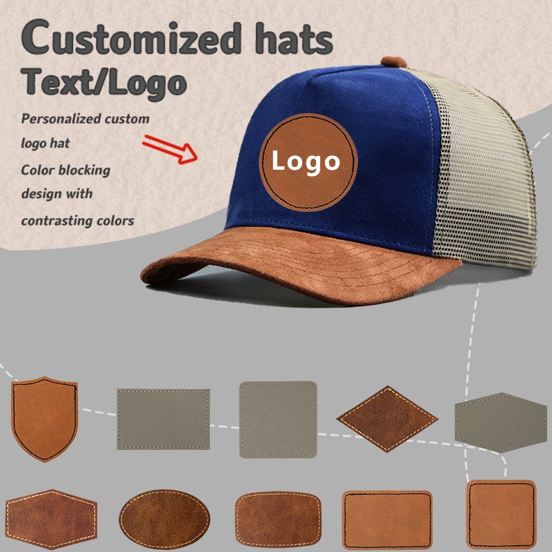 Leather Work Hat - 가죽 라벨 사용자 정의 로고 5