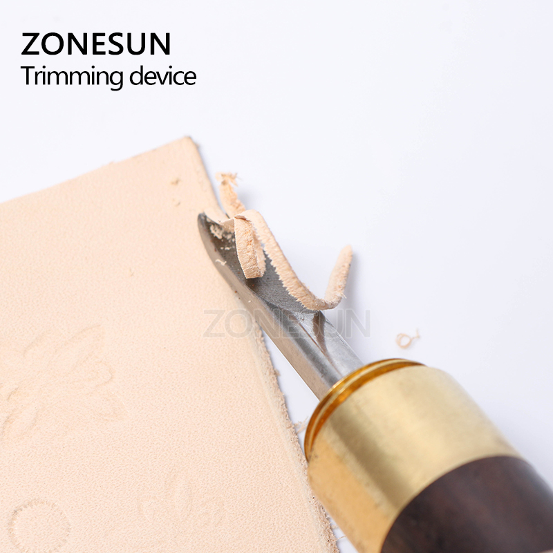 Leather Edge Beveler - ZONESUN 1피스 1.2mm 가죽 공예 엣지