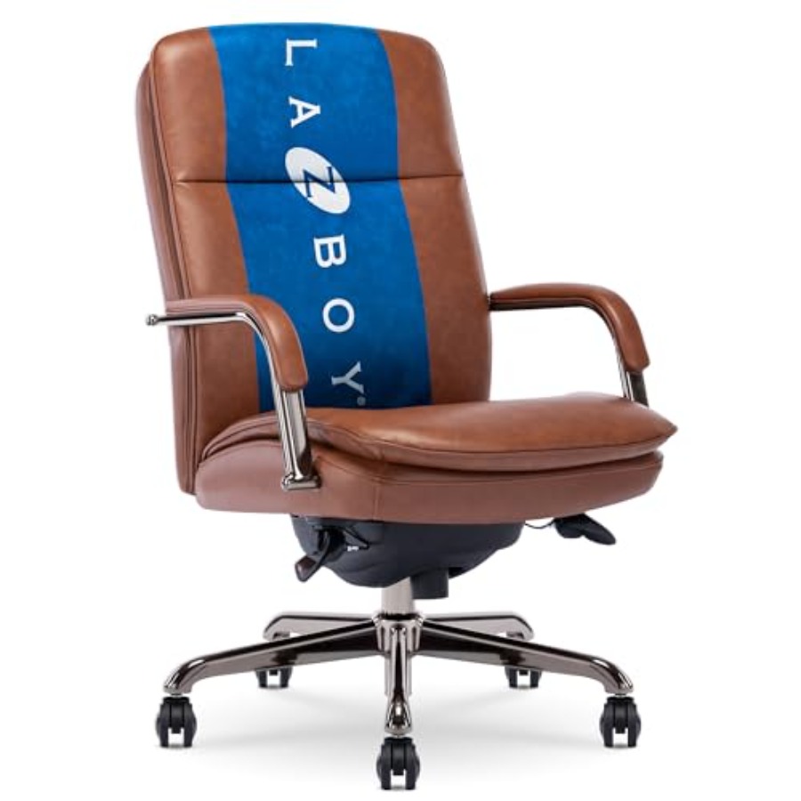 Upholstery Leather Work - 일상 업무용 인체공학적 임원용 의자, 그래파이트