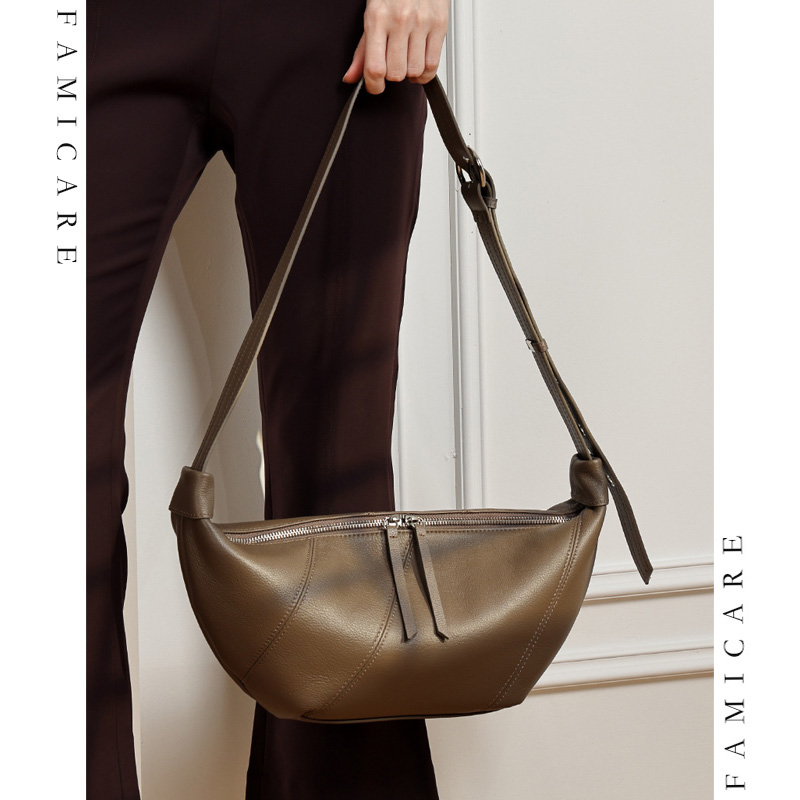 Leather Work Handbags For Women - 럭셔리 정품 가죽 크로스바디 퍼스 여성