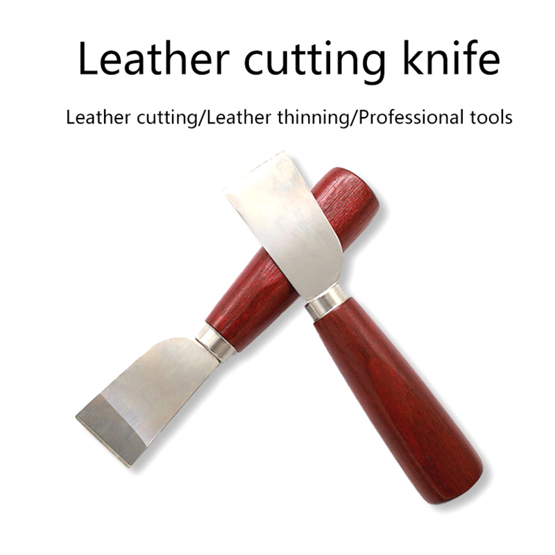 Leatherwork Knife - DIY 가죽 공예 도구 나무 손잡이
