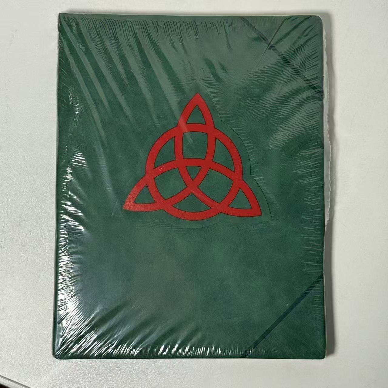 Leather Work Notebook - 켈틱 트리케트라 트리니티 매듭 하드커버 노트북