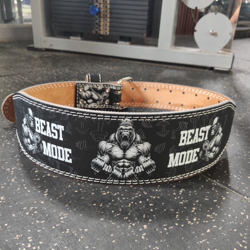 Leather Workout Belt - 남성 역도 벨트 체육관 여성 역도