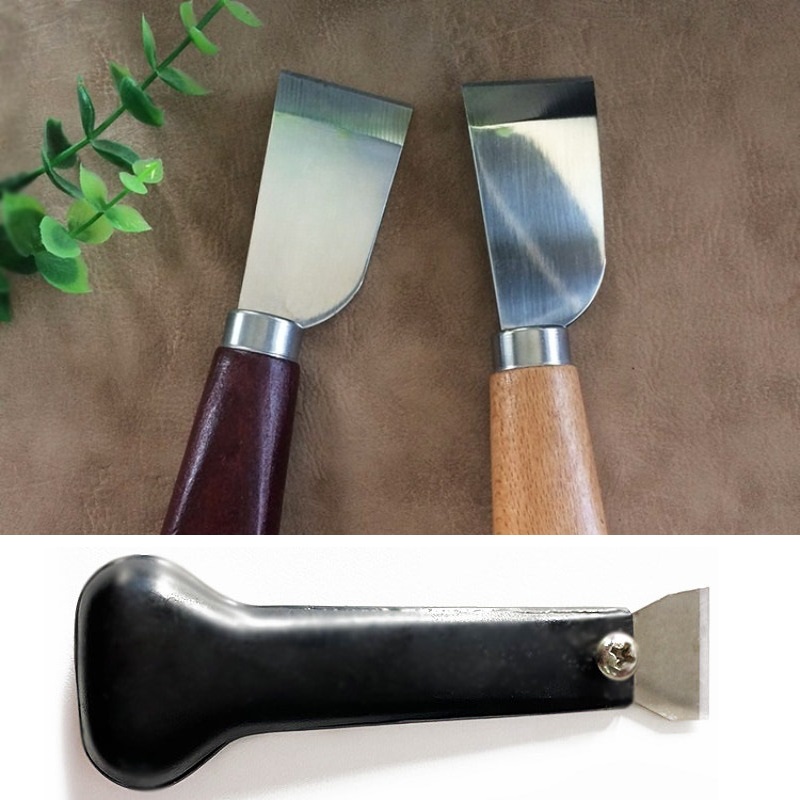 가죽 스키빙 나이프, 나무 손잡이가 있는 가죽 절단칼, - Leatherwork Knife 리뷰 및 가격