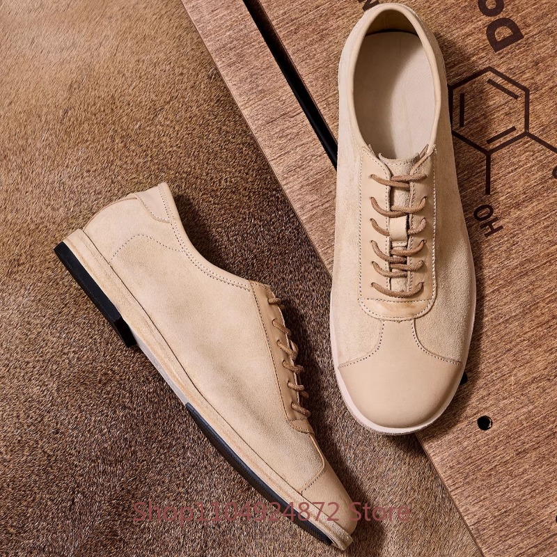 디자이너 신발 남성 정품 가죽 레이스업 캐주얼 비즈니스 - Leather Work Oxfords 리뷰 및 가격