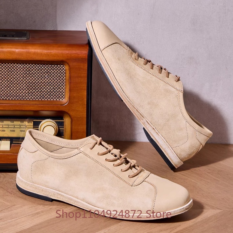 디자이너 신발 남성 정품 가죽 레이스업 캐주얼 비즈니스 - Leather Work Oxfords 리뷰 및 가격