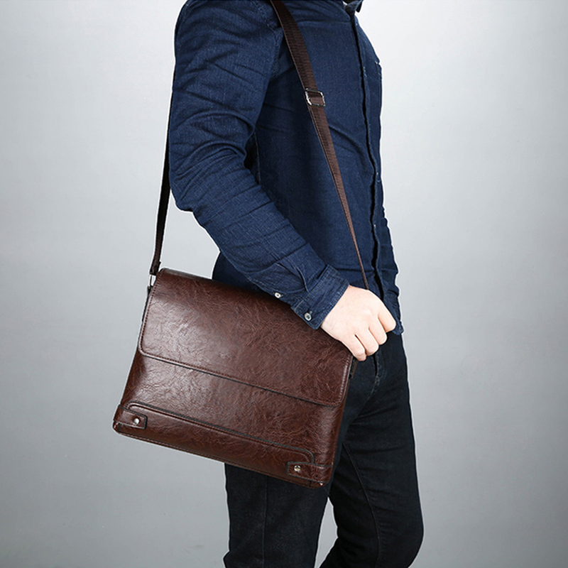 남성용 서류 가방 PU 가죽 토트 보스턴 통근 노트북  - Leather Work Bag Laptop 리뷰 및 가격