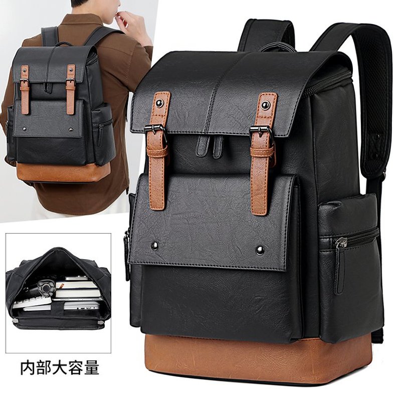 뉴 빈티지 남성용 가죽 백팩 대용량 15.6인치 노트북 - Leather Work Bag Laptop 리뷰 및 가격