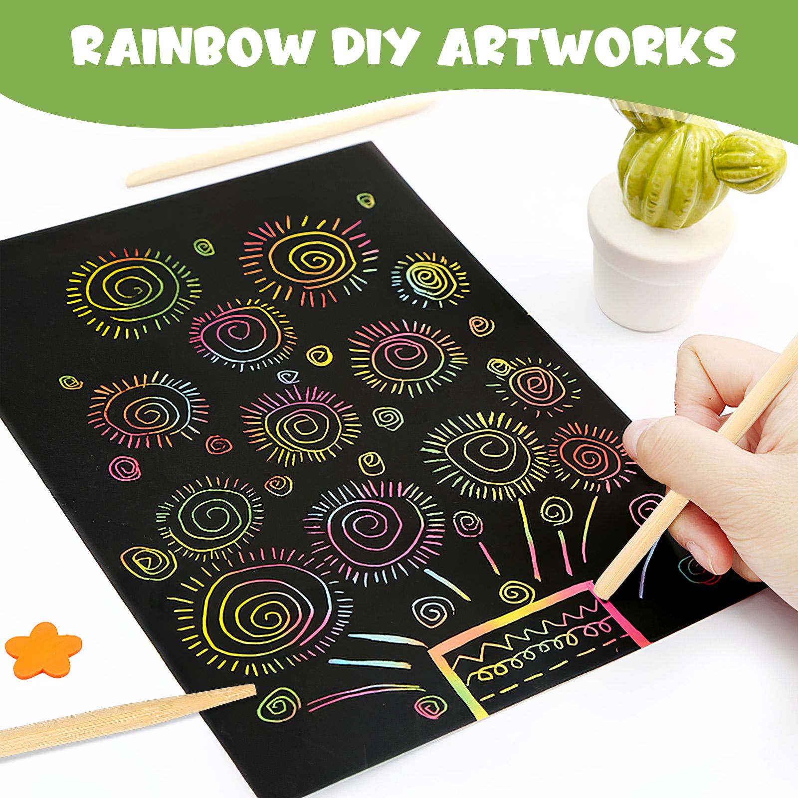 30 Pcs 나무 스크래치 그림 대나무 펜 왁스 스틱  - Leatherwork Diy 리뷰 및 가격