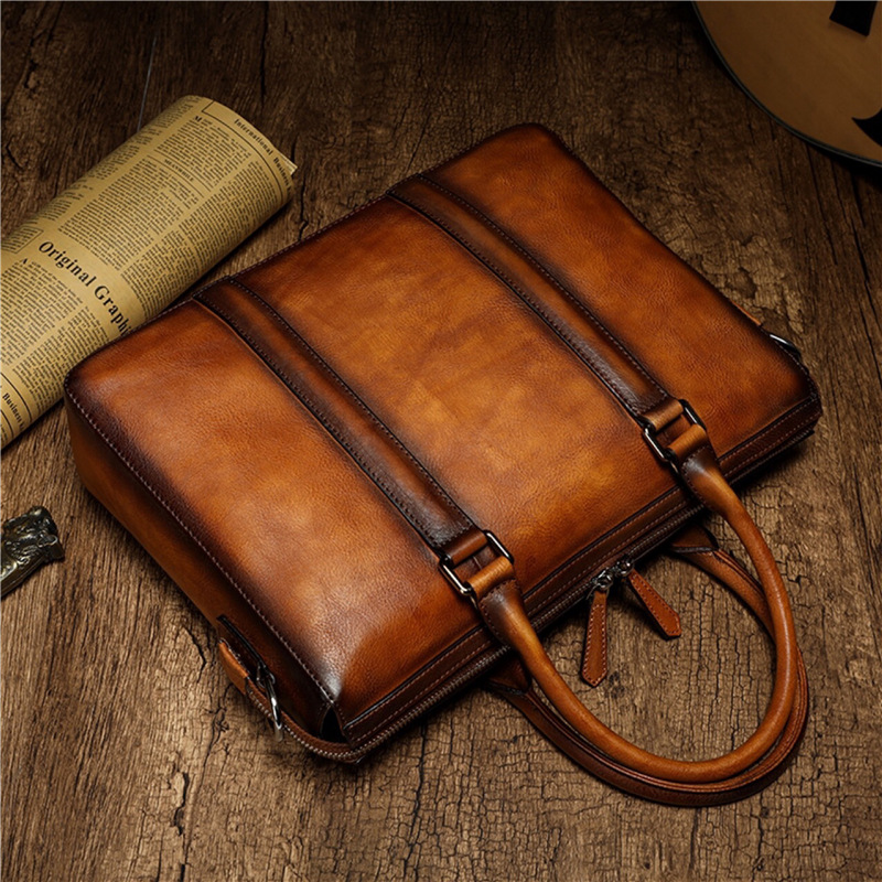 예티즈 비즈니스 최고급 가죽 서류 가방 |   14인치 - Leather Work Bag Laptop 리뷰 및 가격
