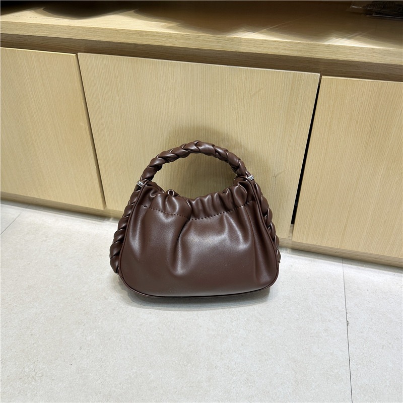 여성용 소프트 가죽 클라우드 백 루치드 덤플링 퍼스 트 - Leather Work Handbags For Women 리뷰 및 가격