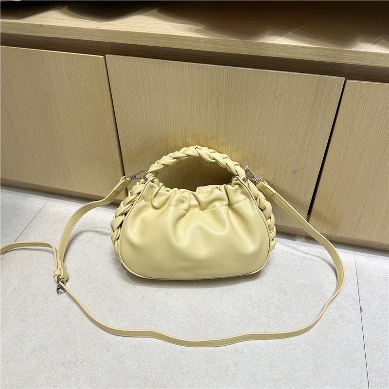 여성용 소프트 가죽 클라우드 백 루치드 덤플링 퍼스 트 - Leather Work Handbags For Women 리뷰 및 가격
