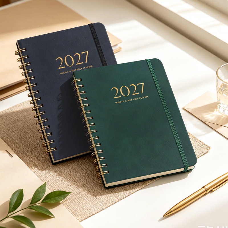 A5 PU 가죽 2027년 주간/월간 플래너/다이어리/ - Leather Work Notebook 리뷰 및 가격