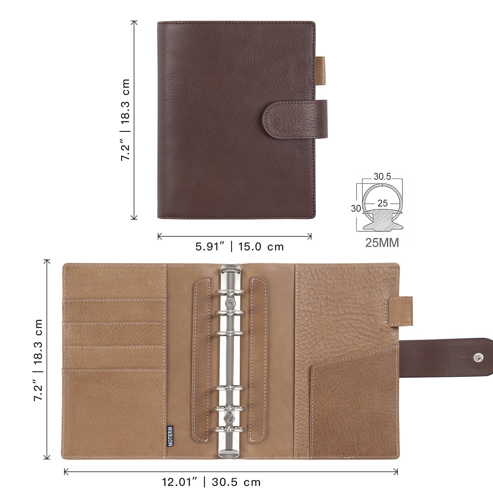 Moterm Franklin Covey 컴팩트 사이즈  - Leather Work Notebook 리뷰 및 가격