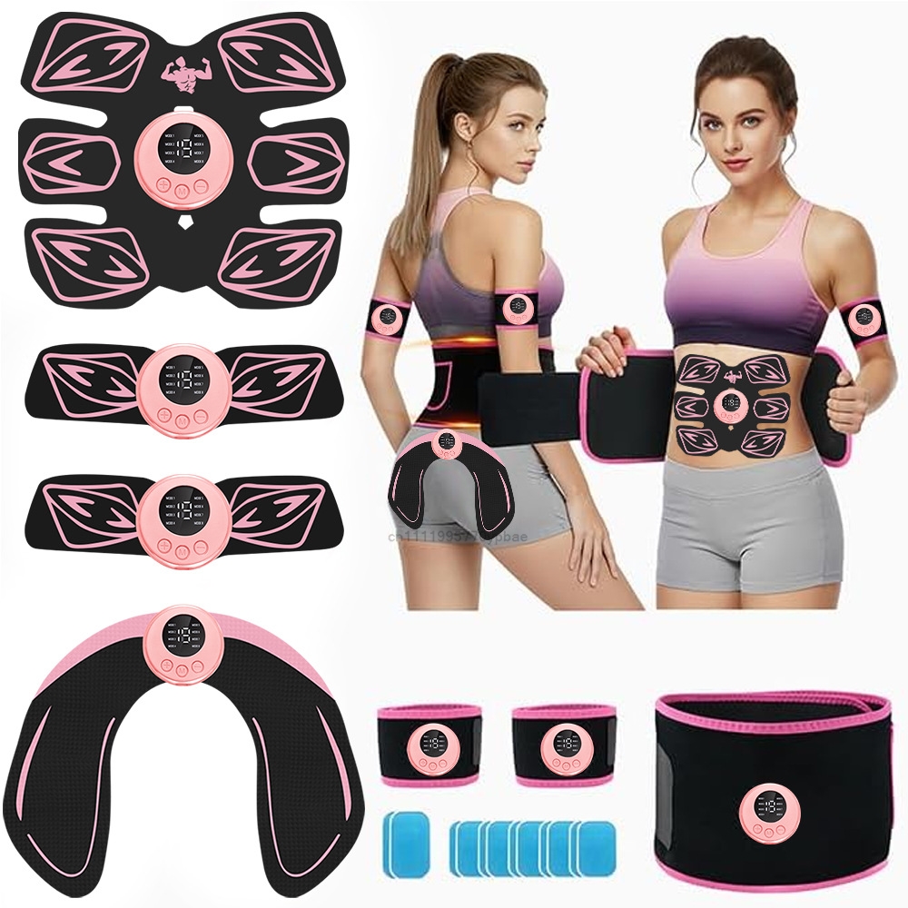 EMS 근육 자극기 - 복근 트레이너 복부 토닝 벨트  - Leather Workout Belt 리뷰 및 가격