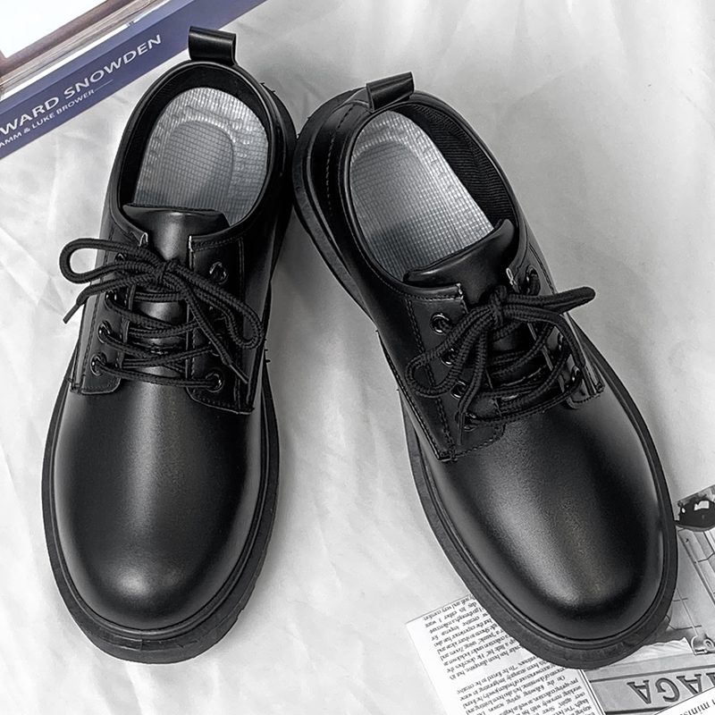 남성용 캐주얼 가죽 신발, 편안한 레이스업 작업화, 경 - Leather Work Oxfords 리뷰 및 가격