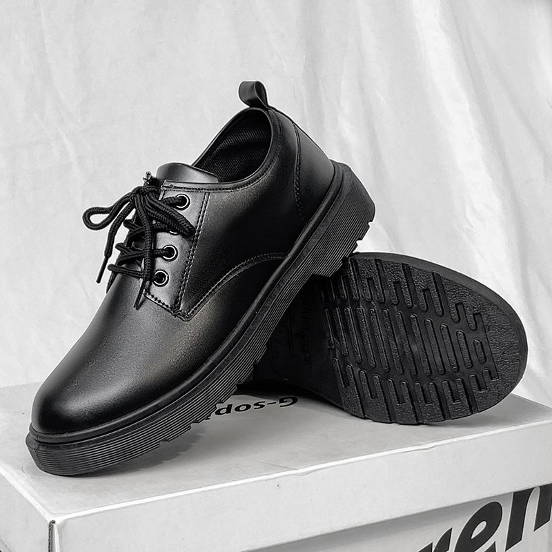 남성용 캐주얼 가죽 신발, 편안한 레이스업 작업화, 경 - Leather Work Oxfords 리뷰 및 가격