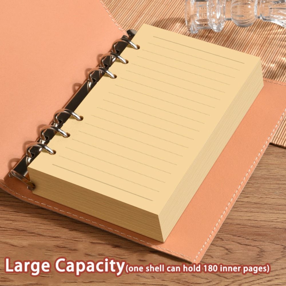 새로운 A5/A6 노트북 루즈리프 PU 가죽 여행 저널 - Leather Work Notebook 리뷰 및 가격