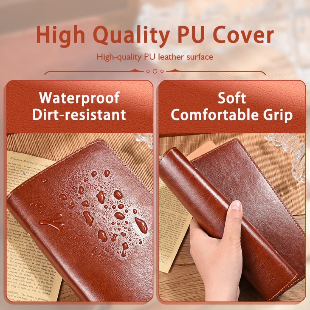 새로운 A5/A6 노트북 루즈리프 PU 가죽 여행 저널 - Leather Work Notebook 리뷰 및 가격