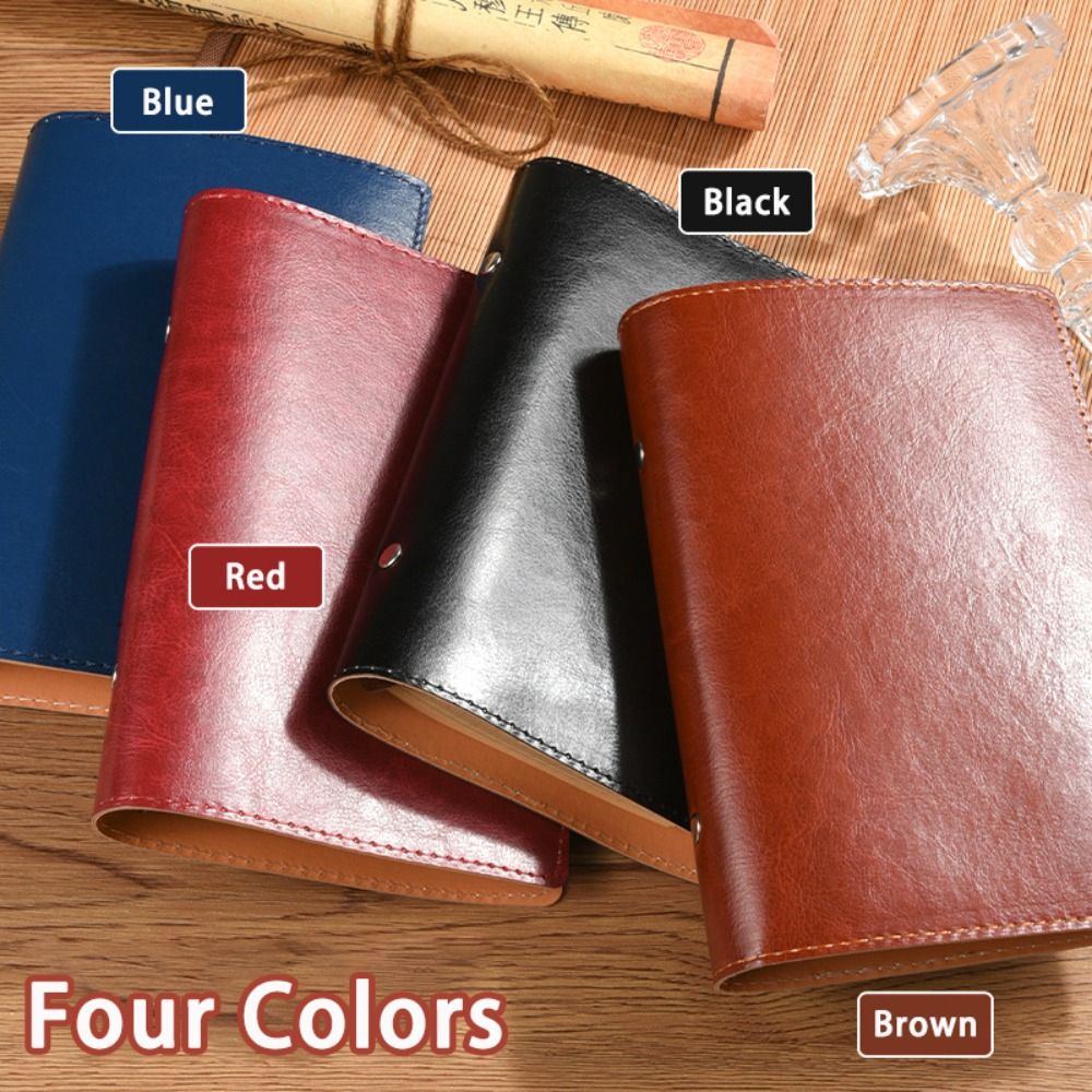 새로운 A5/A6 노트북 루즈리프 PU 가죽 여행 저널 - Leather Work Notebook 리뷰 및 가격