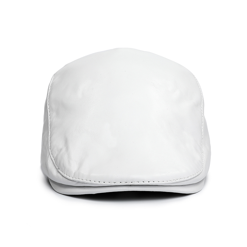남성 싱글 레이어 정품 가죽 베레모 모자, 캐주얼 모자 - Leather Work Hat 리뷰 및 가격