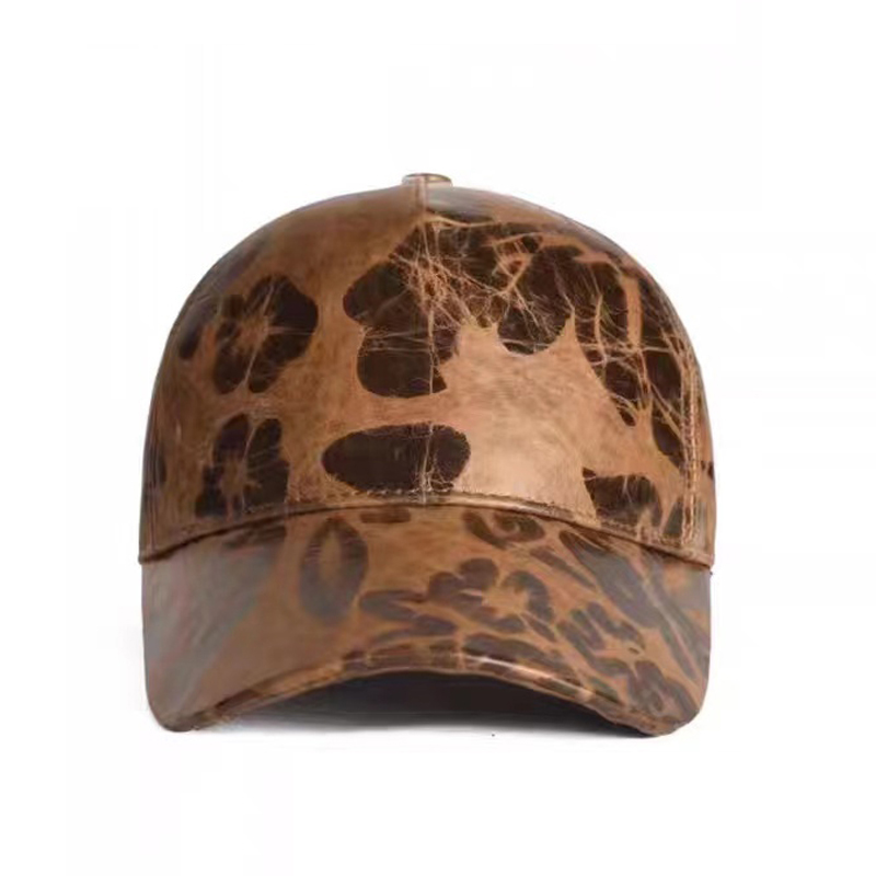 남녀공용 가죽 야구 모자, 가을 트렌디 아웃도어 레저  - Leather Work Hat 리뷰 및 가격