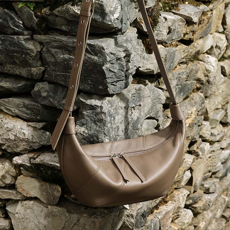 럭셔리 정품 가죽 크로스바디 퍼스 여성 미니멀리스트 빈 - Leather Work Handbags For Women 리뷰 및 가격