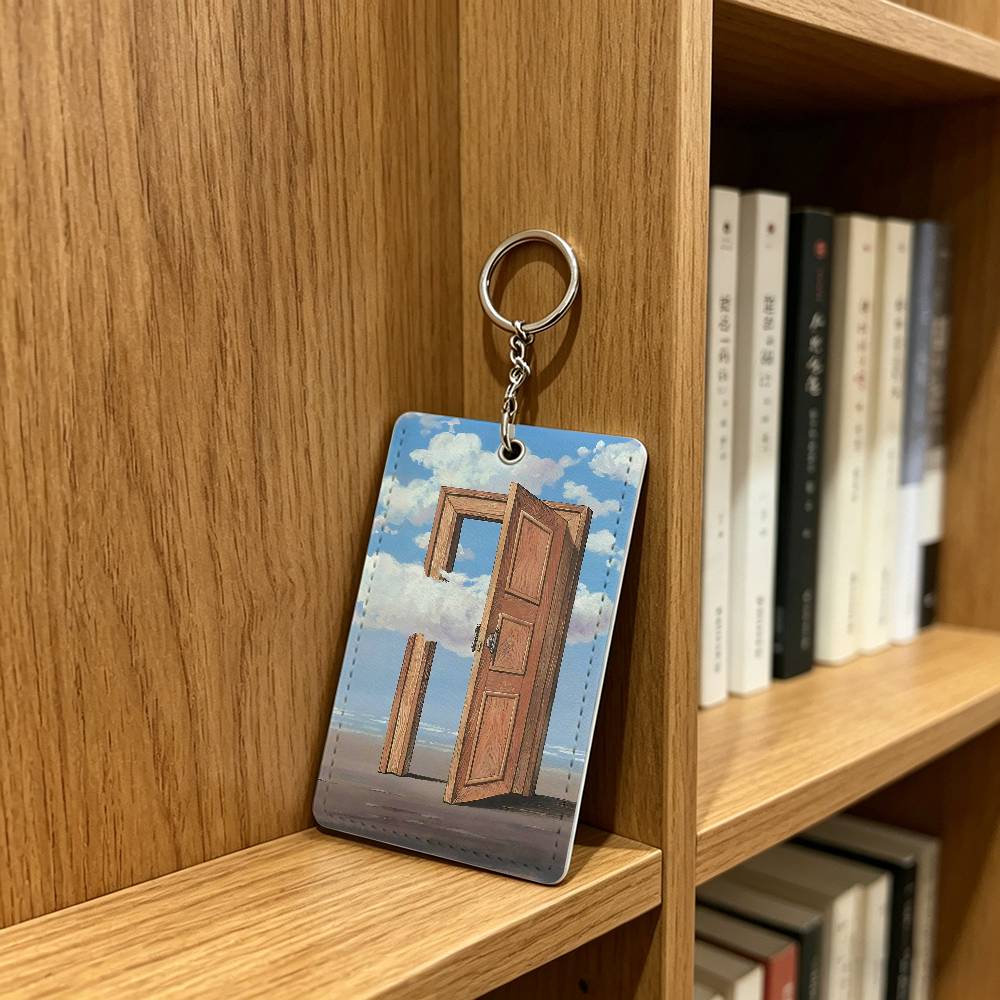 R-Rene Magritte 아트 배지 홀더 은행 비즈 - Leather Work In Art 리뷰 및 가격
