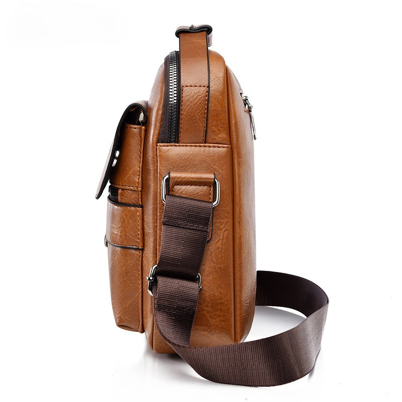 핫한 한국 스타일 남성 캐주얼 숄더백 다층 러기드 캔버 - Leather Work Bag Laptop 리뷰 및 가격