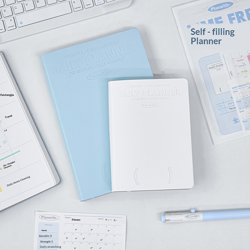 Planwith 셀프 데이트 연간 플래너 노트 다이어리 - Leather Work Notebook 리뷰 및 가격