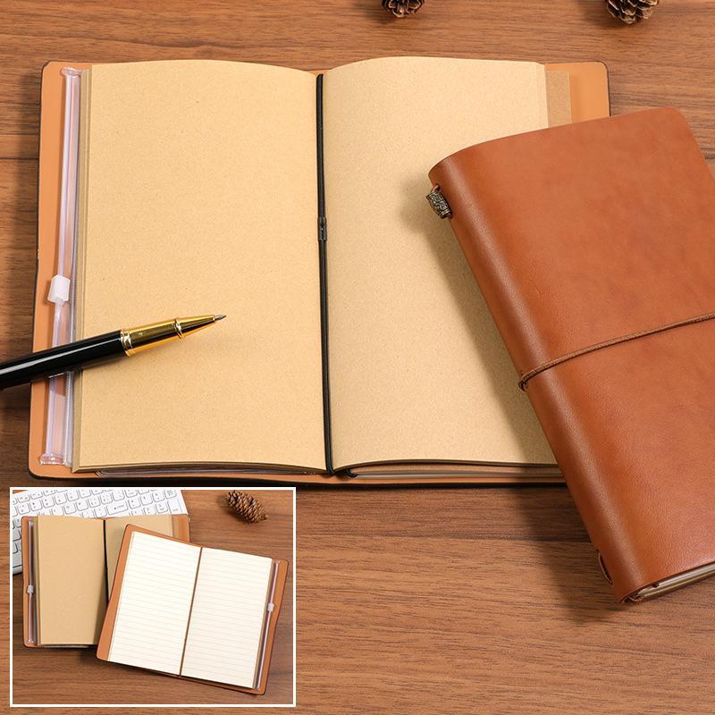 빈티지 PU 가죽 리필 가능 노트북 소프트 커버 루즈리 - Leather Work Notebook 리뷰 및 가격