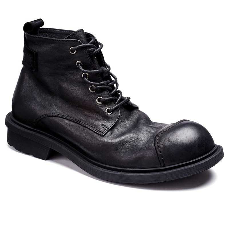 빅헤드 남성 레트로 워크 부츠 패션 레이스업 정품 가죽 - Leather Work Oxfords 리뷰 및 가격
