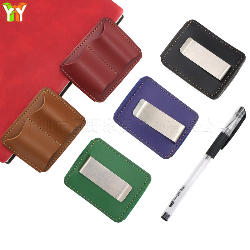 휴대용 PU 가죽 펜 홀더 노트북 펜 클립 다색 탄성  - Leather Work Notebook 리뷰 및 가격