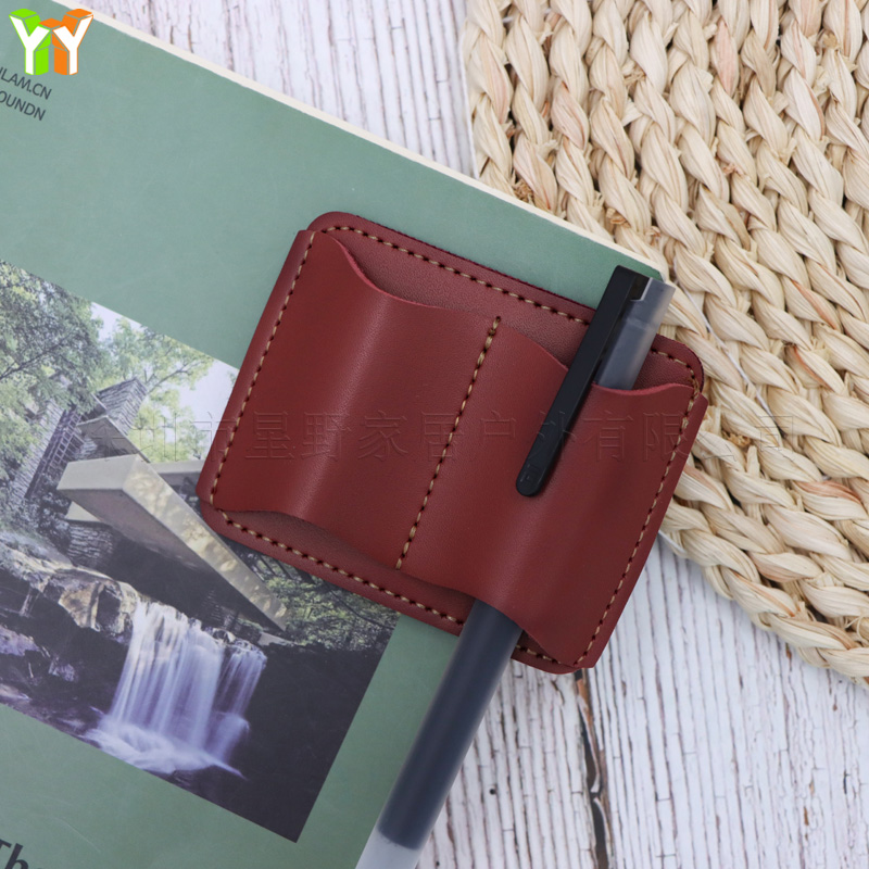 휴대용 PU 가죽 펜 홀더 노트북 펜 클립 다색 탄성  - Leather Work Notebook 리뷰 및 가격