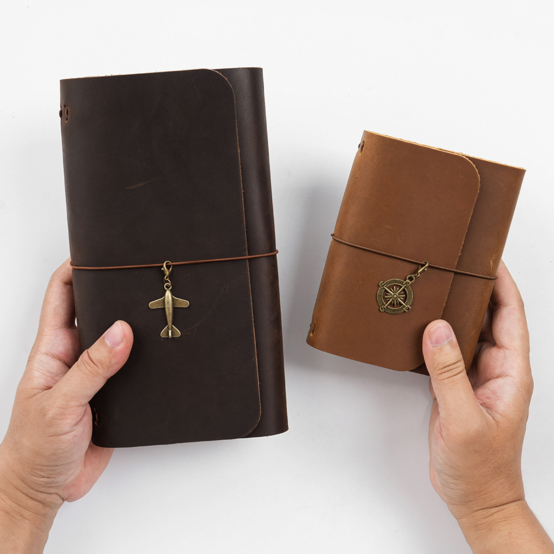 새로운 도착 트리플 폴드 TN 여행자 노트 정품 소가죽 - Leather Work Notebook 리뷰 및 가격