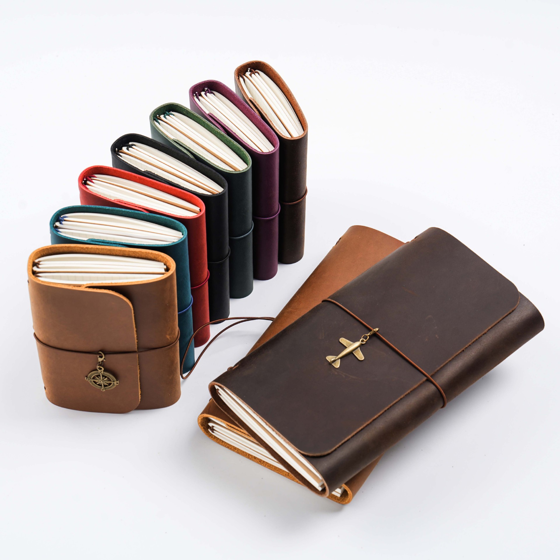 새로운 도착 트리플 폴드 TN 여행자 노트 정품 소가죽 - Leather Work Notebook 리뷰 및 가격