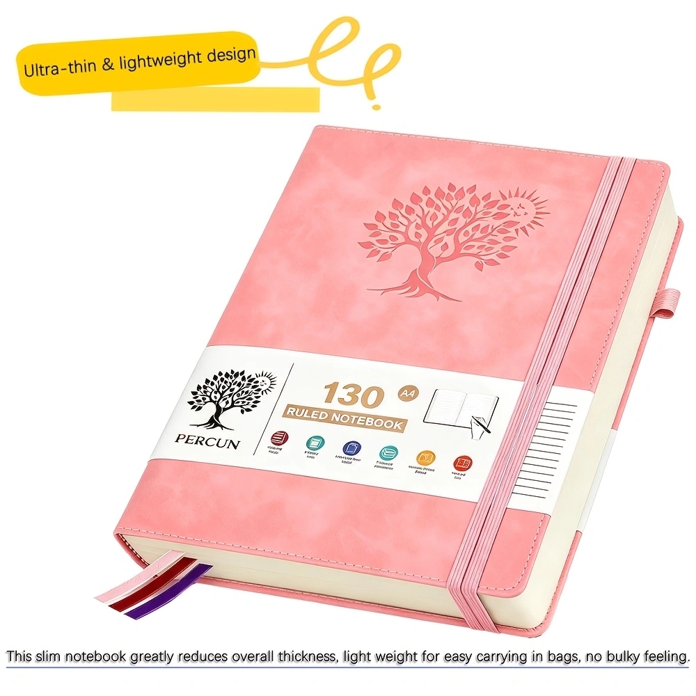 A4 줄 있는 하드커버 다이어리 노트, 인조 PU 가죽 - Leather Work Notebook 리뷰 및 가격
