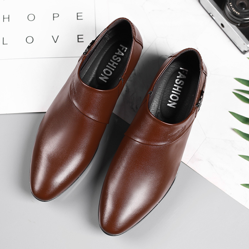 남성용 옥스포드 가죽 신발 럭셔리 비즈니스 남성 드레스 - Leather Work Oxfords 리뷰 및 가격
