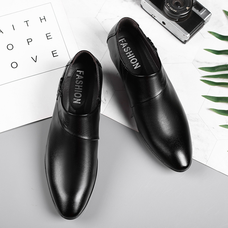 남성용 옥스포드 가죽 신발 럭셔리 비즈니스 남성 드레스 - Leather Work Oxfords 리뷰 및 가격