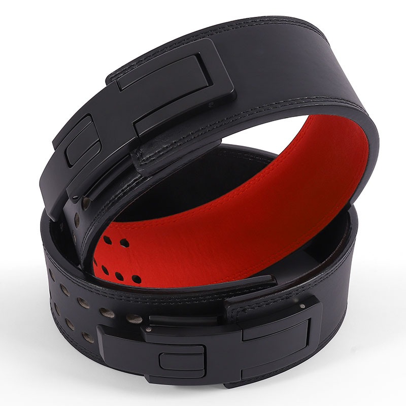 웨이트리프팅 벨트 소가죽 레버 버클 허리 보호대 파워리 - Leather Workout Belt 리뷰 및 가격
