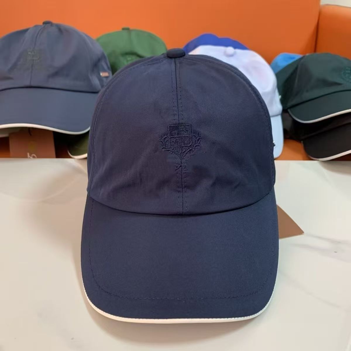 고품질 솔리드 컬러 야구 모자 남성 여성 패션 올매치  - Leather Work Hat 리뷰 및 가격