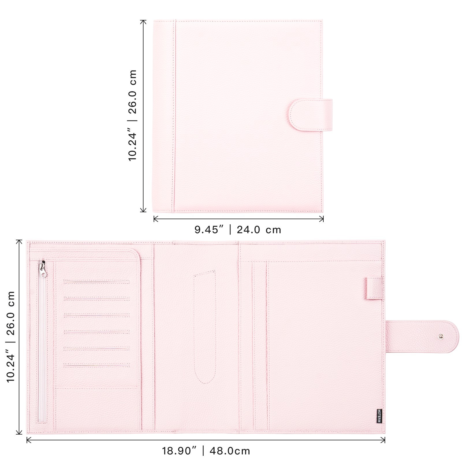 모터엠 정품 가죽 디스크바운드 플래너 커버 (해피 플래 - Leather Work Notebook 리뷰 및 가격