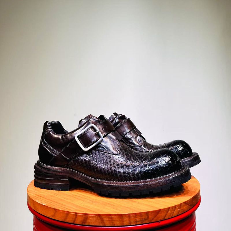 수제 남성 가죽 신발 정장용 천연 가죽 캐주얼 비즈니스 - Leather Work Oxfords 리뷰 및 가격