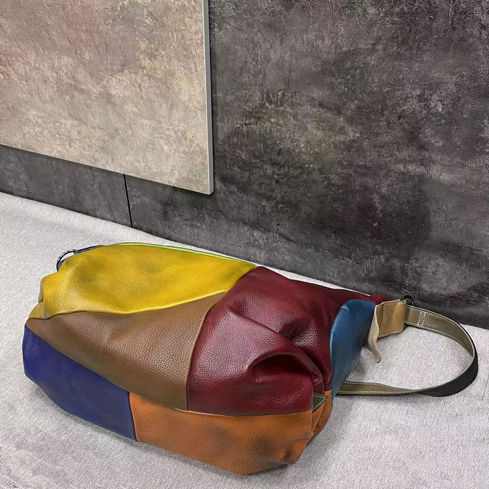 오버사이즈 여성용 정품 가죽 패치워크 호보 슬루시 숄더 - Leather Work Bag Laptop 리뷰 및 가격