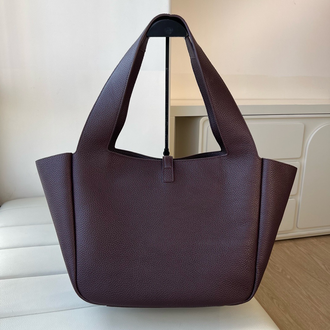 여성용 정품 가죽 토트백, 우아한 대용량 숄더 핸드백, - Leather Work Handbags For Women 리뷰 및 가격